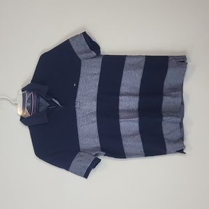 TOMMY HILFIGER Blue Striped Collared Polo